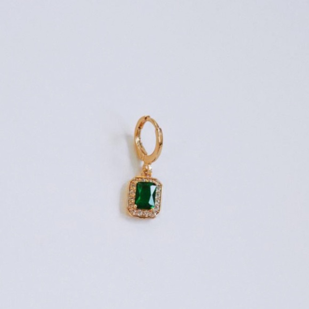 Roma Vintage Emerald Gold Chain Necklace